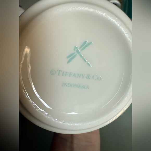 Authentic Tiffany & Co. retired iconic blue white ribbon 2 mugs w/box CLEAN - Picture 5 of 8
